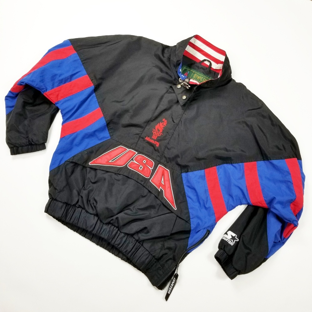 Vtg Starter 1996 Atlanta Olympic USA Windbreaker